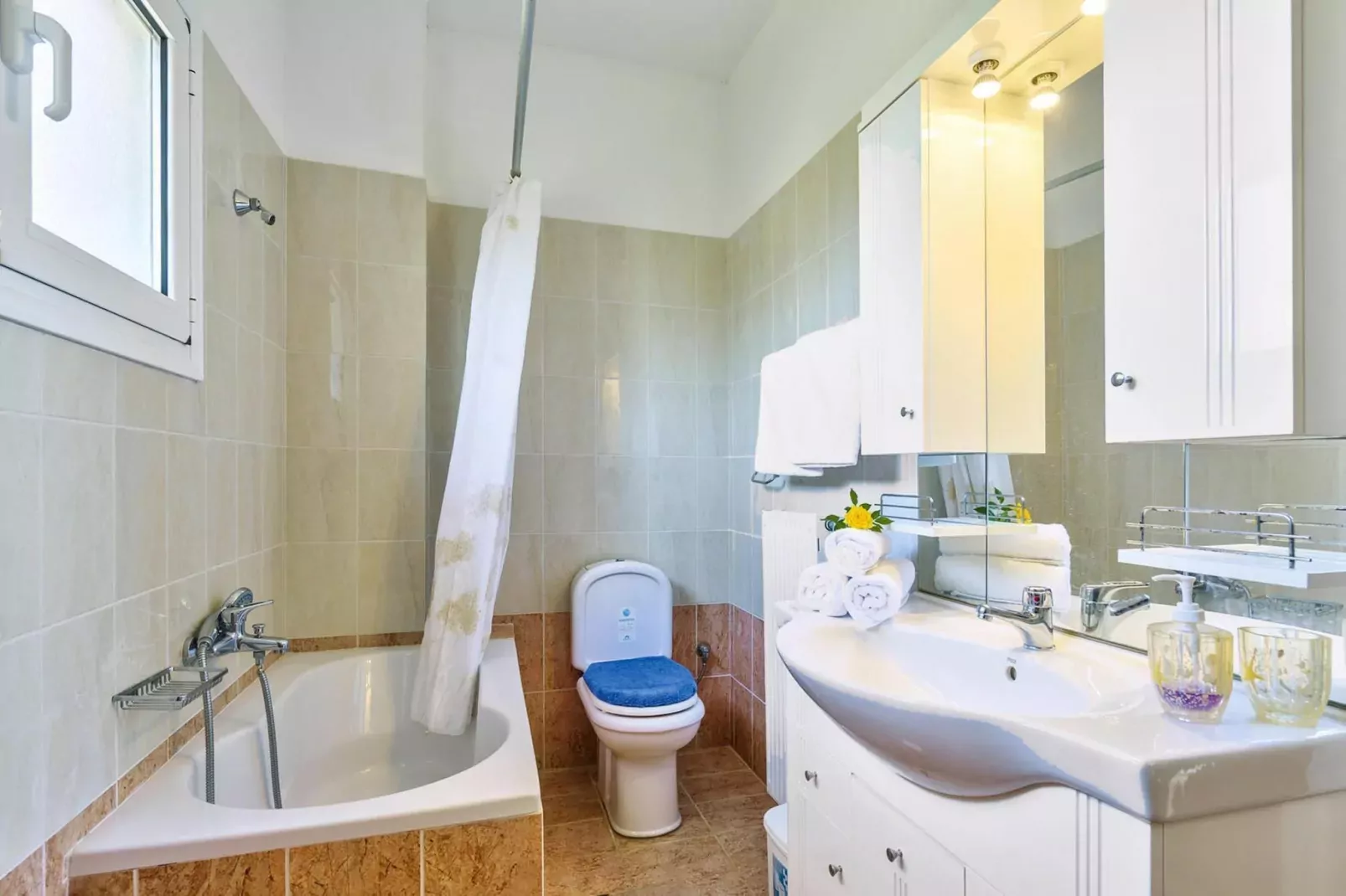 Holiday home, Marathokefala bei Kolimbari-Villa Marilena, ca. 100 qm, 6 pax-Salle de bain