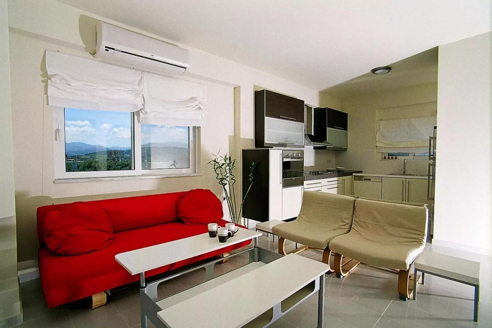 Holiday residence Rodanthi, Darmarochori-Villa Myrto, OG, ca. 170 qm, 6 Pax-Living room