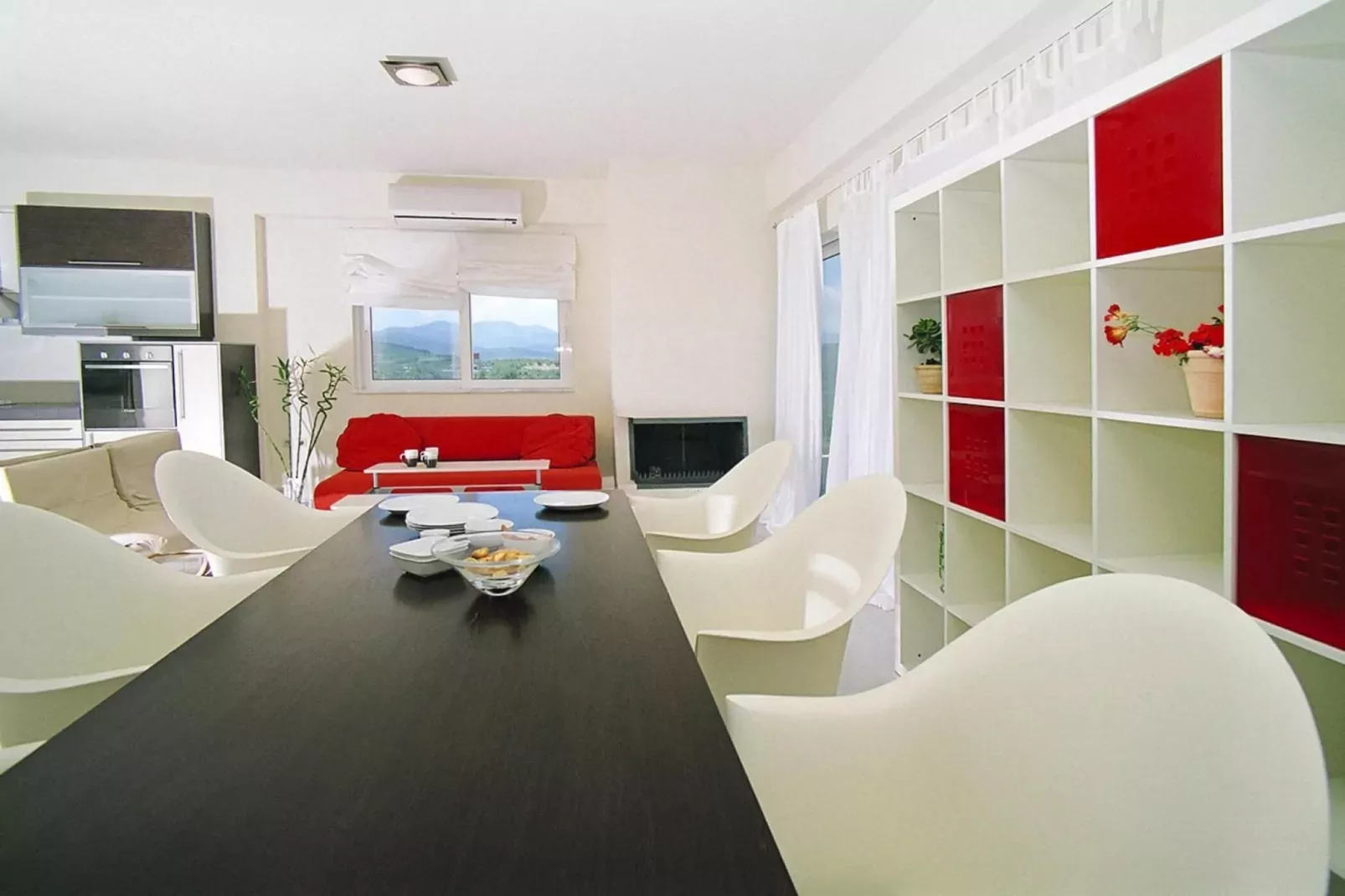 Holiday residence Rodanthi, Darmarochori-Villa Myrto, OG, ca. 170 qm, 6 Pax-Dining room