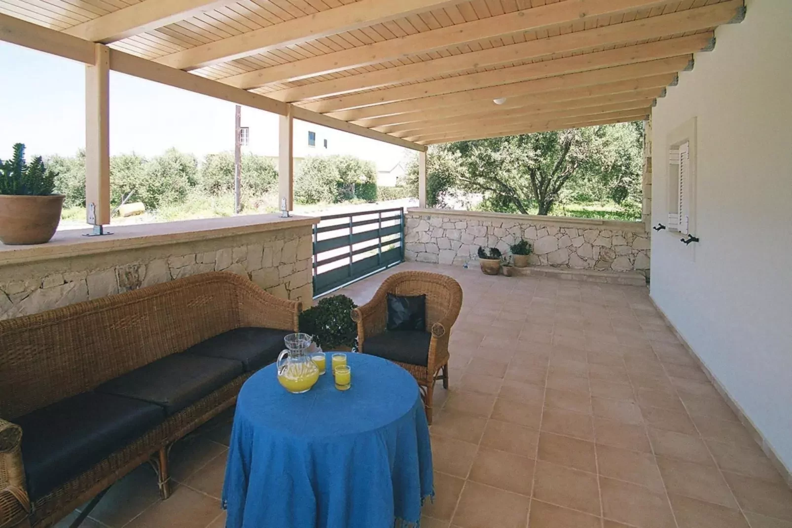 Holiday residence Rodanthi, Darmarochori-Villa Rodo, ca. 90 qm, 4 Pax-Terrace balcony