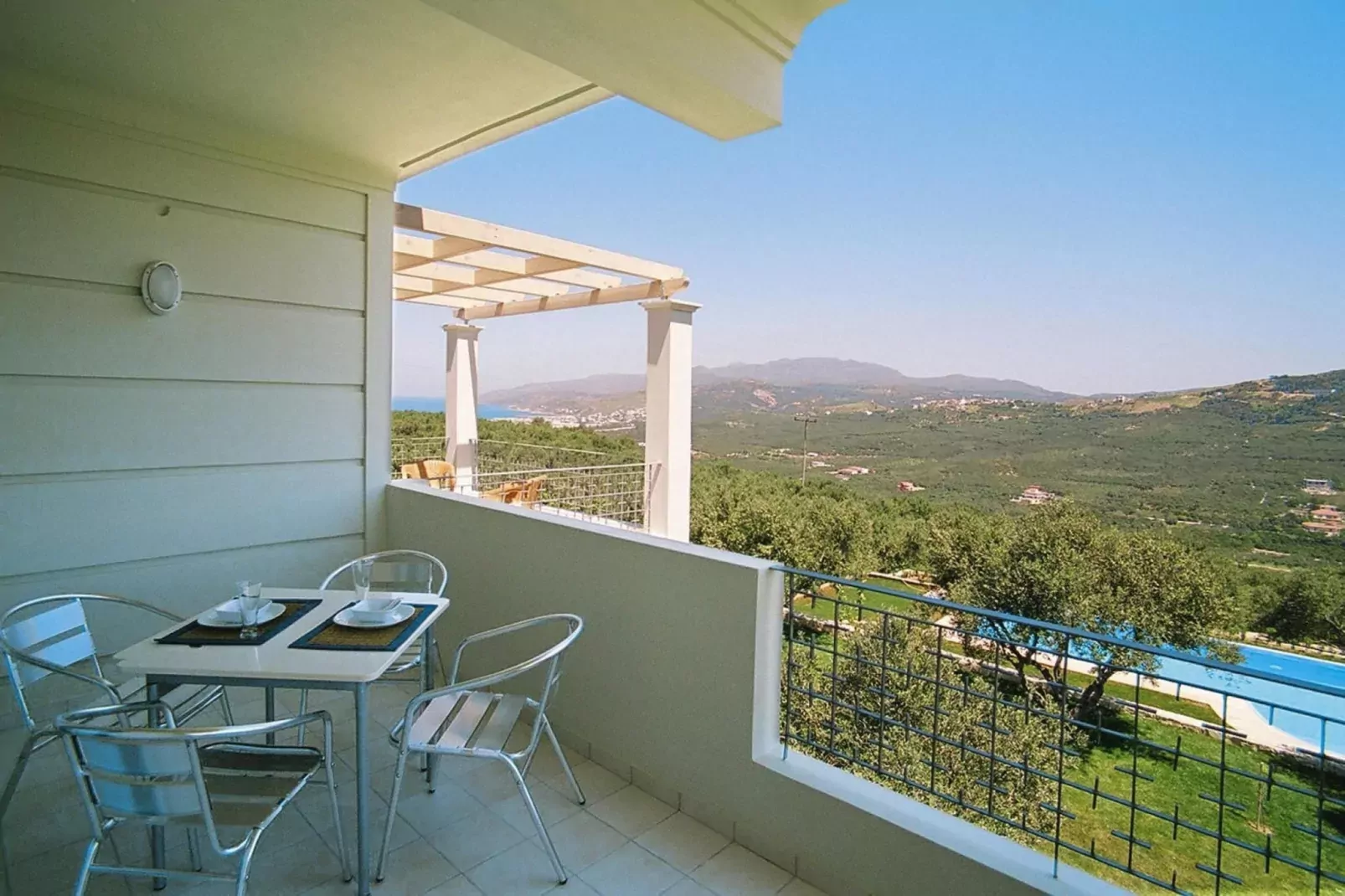 Holiday residence Rodanthi, Darmarochori-Villa Rodo, ca. 90 qm, 4 Pax-Terrace balcony