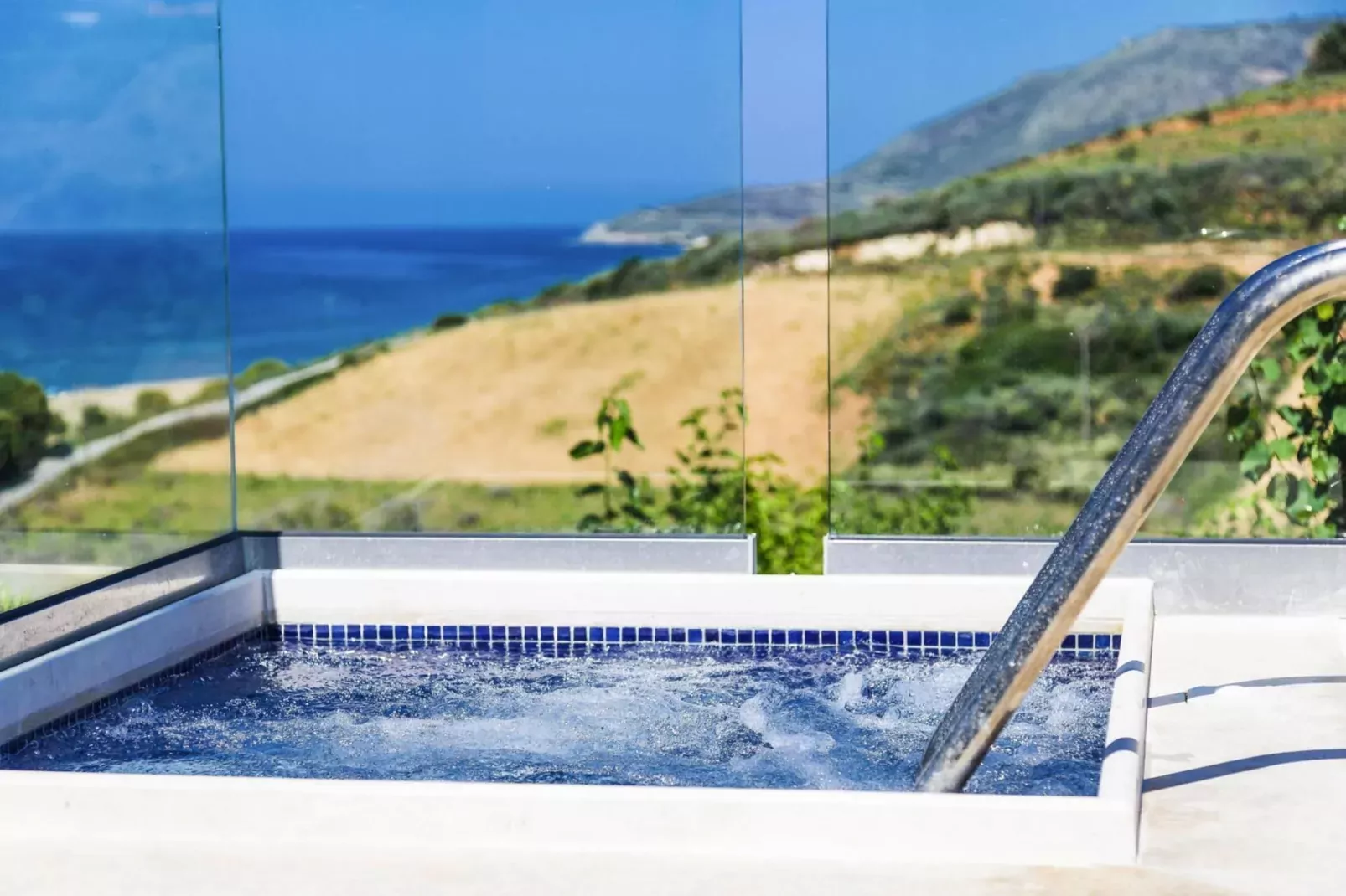 Villas Avra & Pyrgos, Episkopi-Villa Avra, ca. 120 qm, 6 pax-Schwimmbad