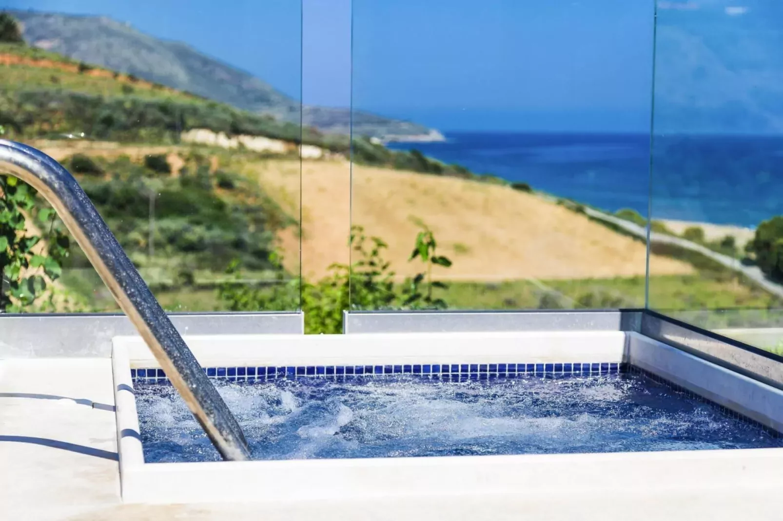 Villas Avra & Pyrgos, Episkopi-Villa Avra, ca. 120 qm, 6 pax-Schwimmbad