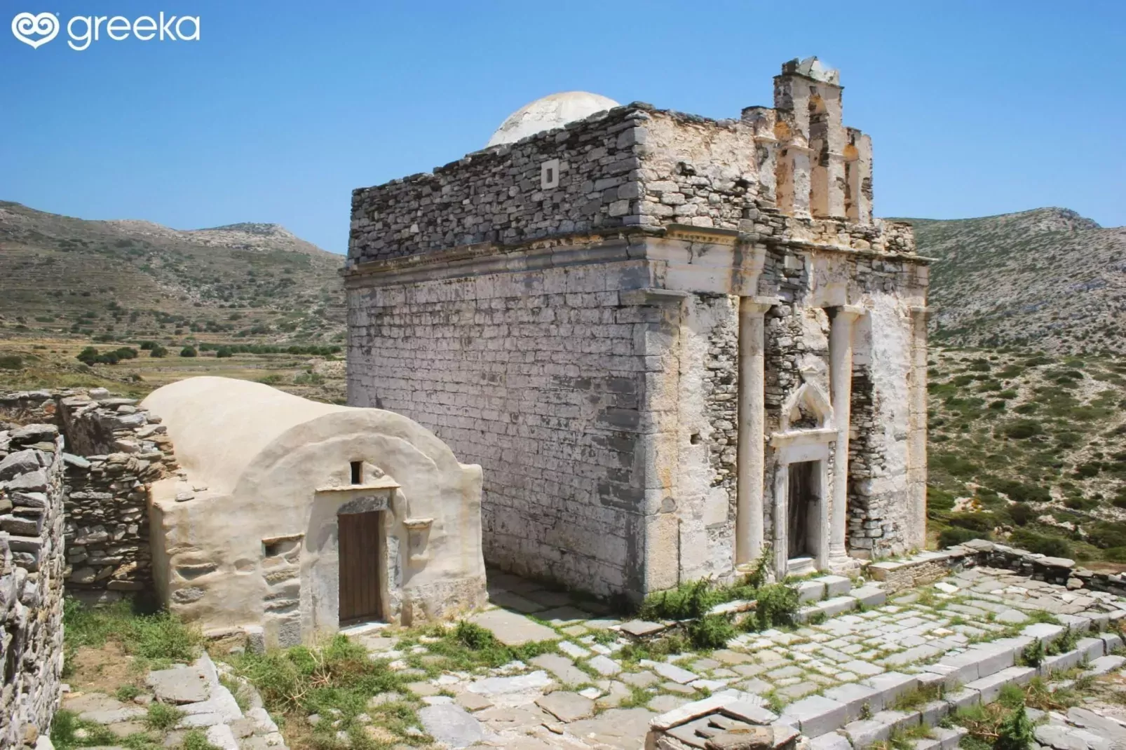 Villas Avra & Pyrgos, Episkopi-Villa Avra, ca. 120 qm, 6 pax-Gebiete Sommer 1 km
