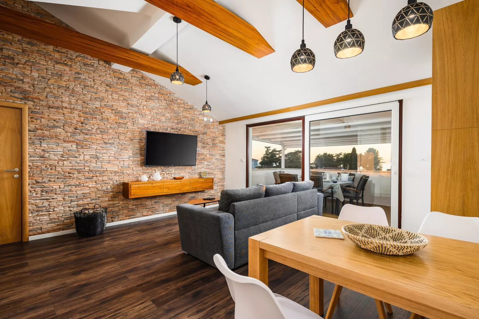 Sunset Suite Premium Apartment-Living room