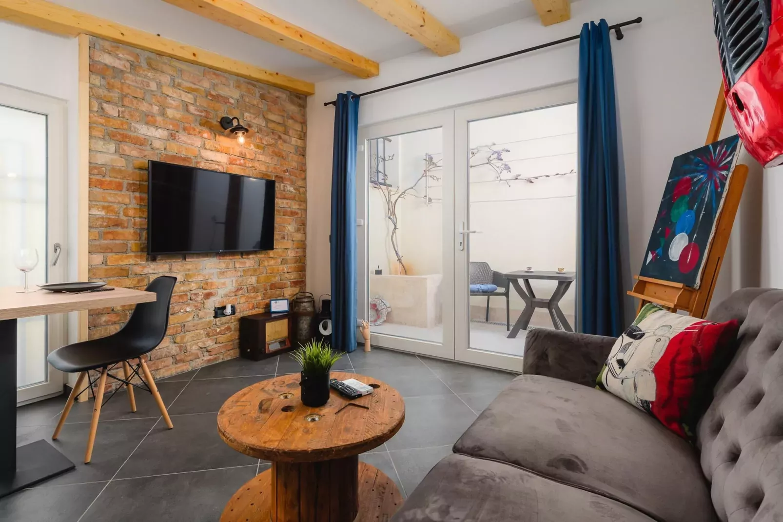 Apartment Urban Black-Wohnzimmer