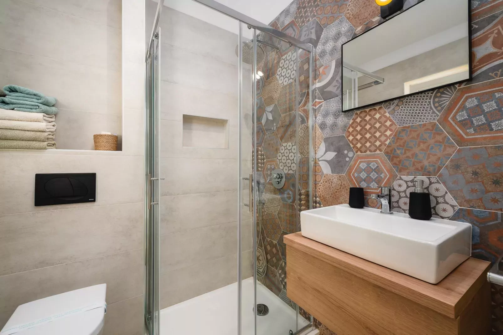 Apartment Urban Green-Badezimmer