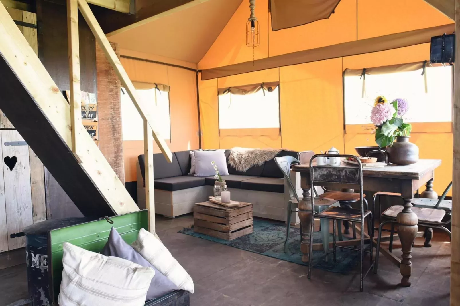 Beach Lodge Groot - Duynpark-Living room