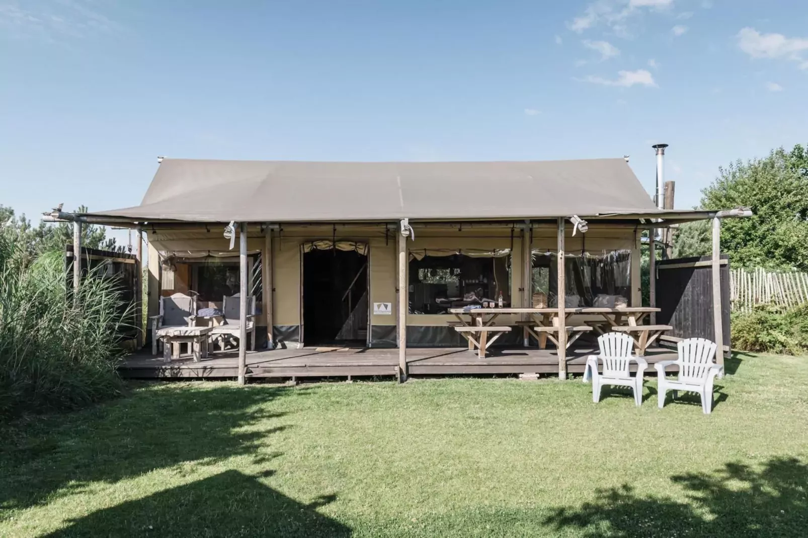 Wood Lodge Luxe - Duynpark-Exterior summer