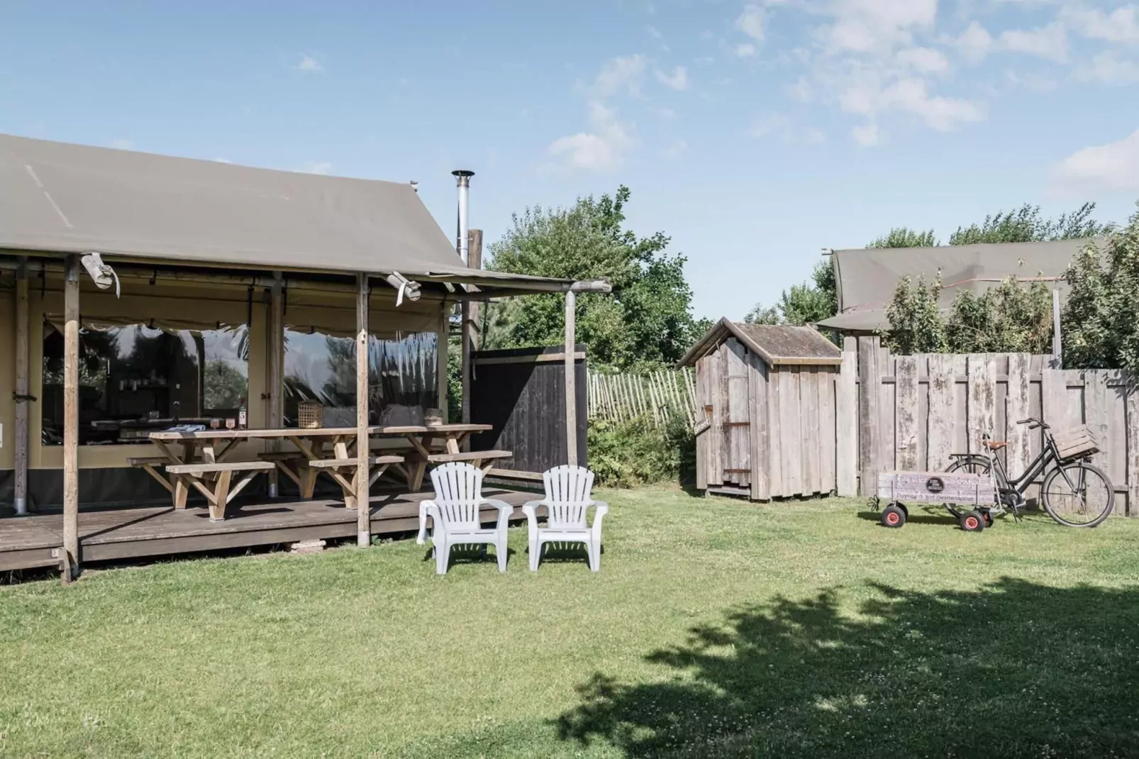 Wood Lodge Luxe - Duynpark-Terrace balcony