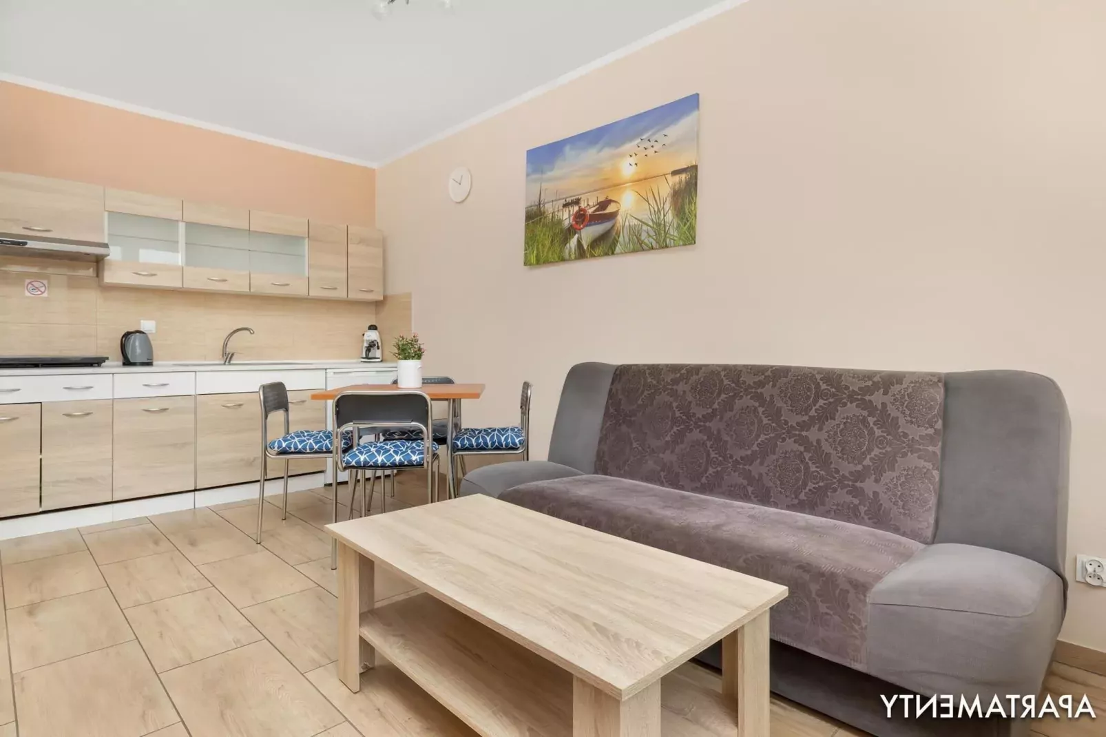 Apartamenty 4-osobowe Niechorze-Living room