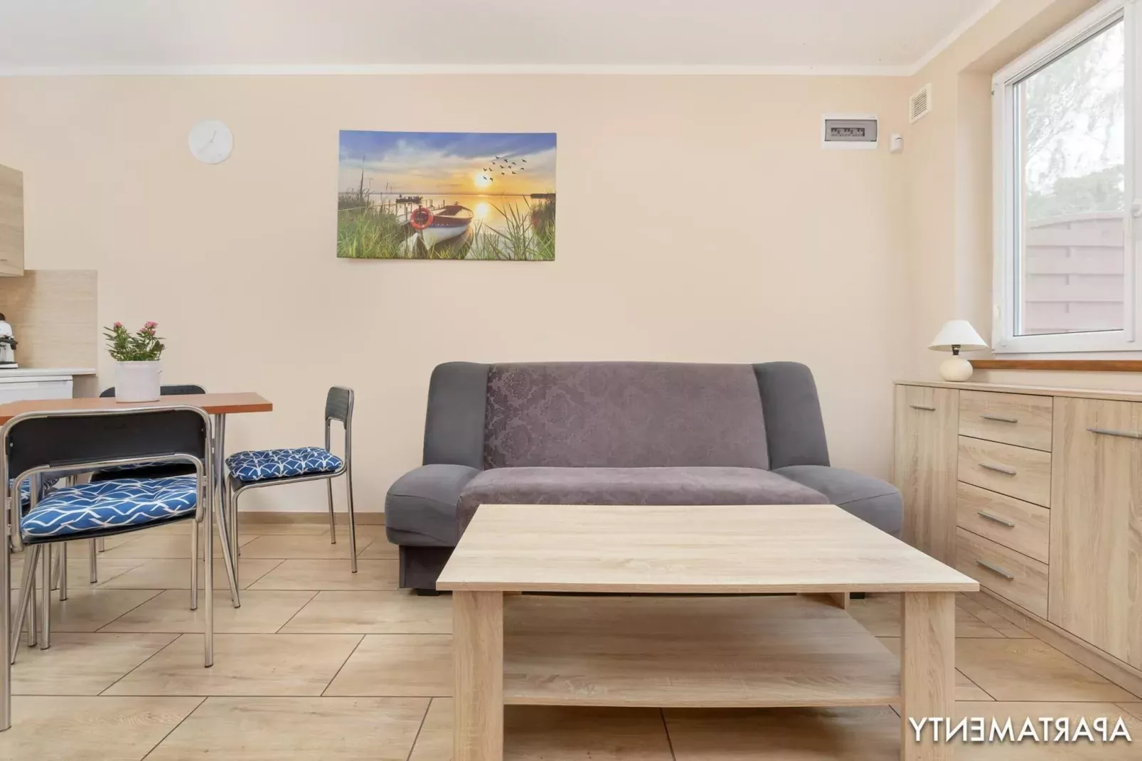 Apartamenty 4-osobowe Niechorze-Living room