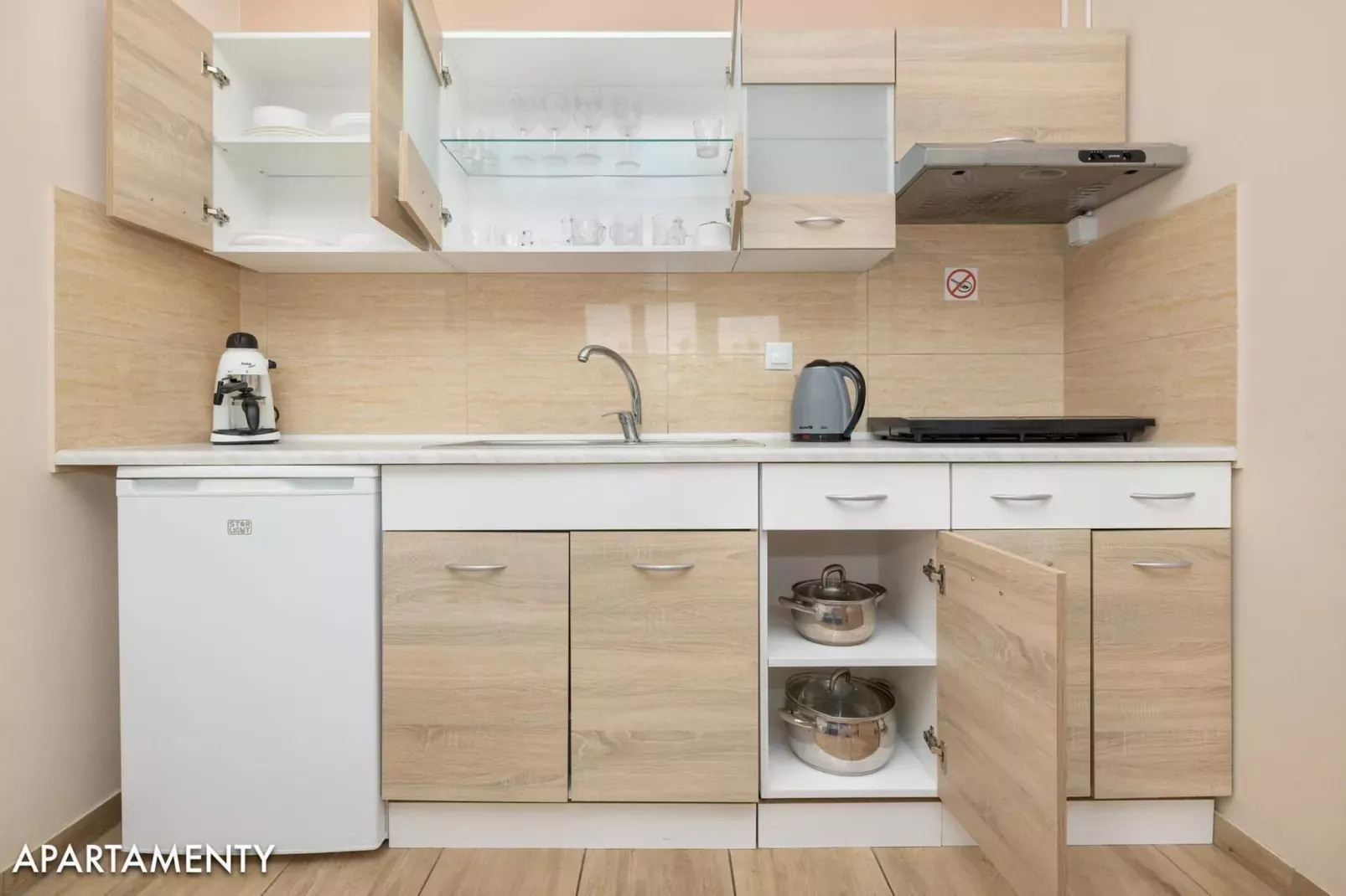 Apartamenty 4-osobowe Niechorze-Kitchen