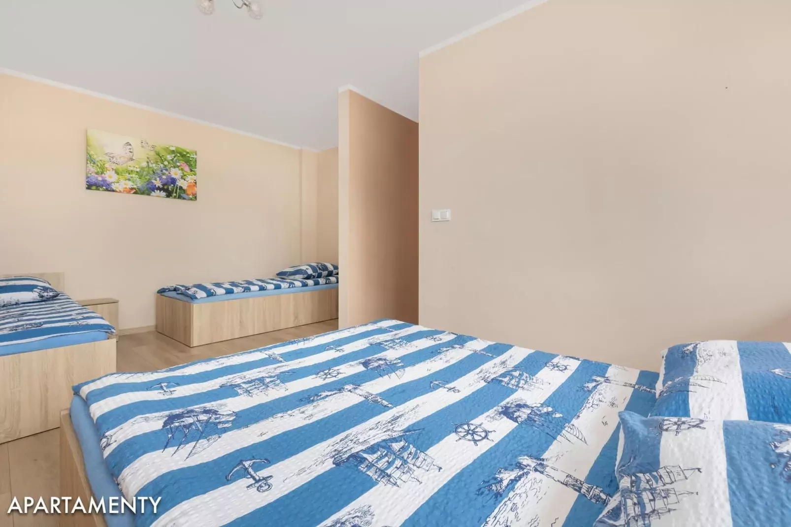 Apartamenty 4-osobowe Niechorze-Bedroom