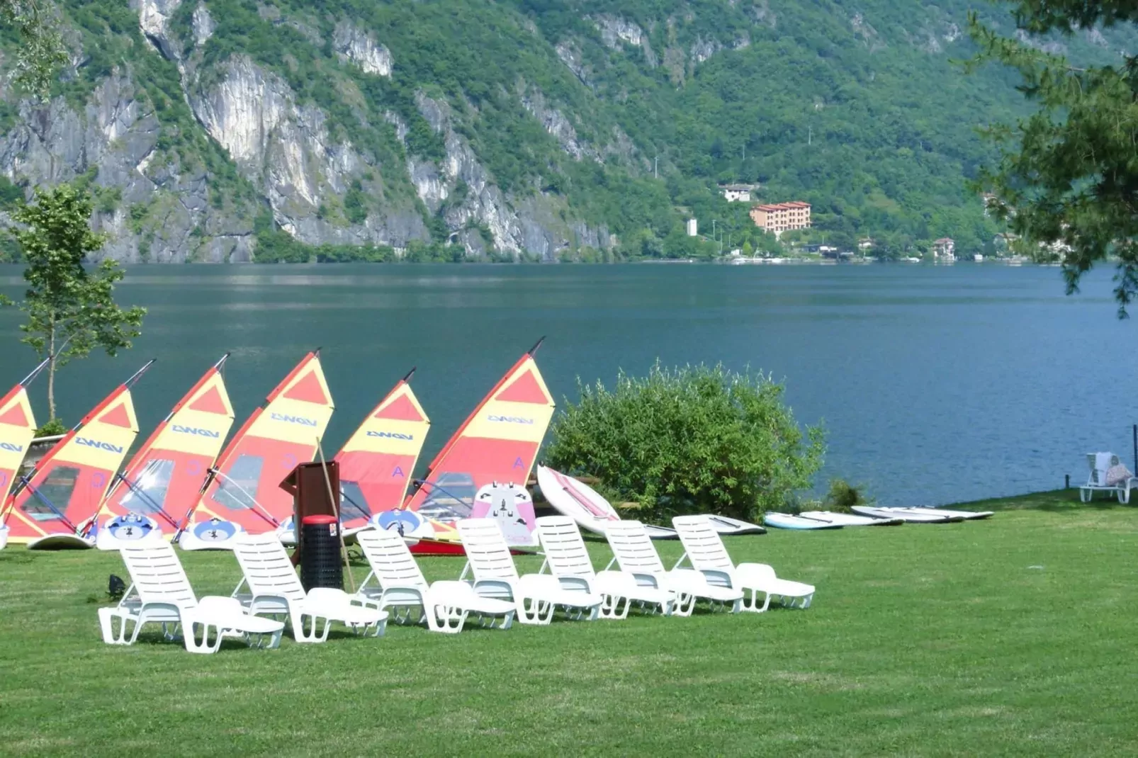 Residence Porto Letizia Porlezza - Palace 1-room 4 pax Lake View Plus P1LP4 8205-Areas summer 5km