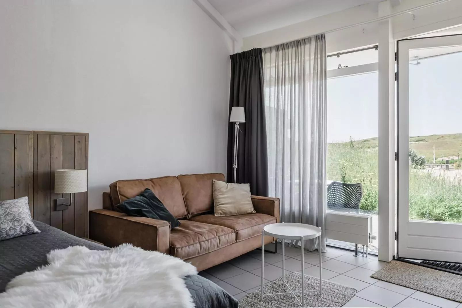 Duynsuites aan zee-Wohnzimmer