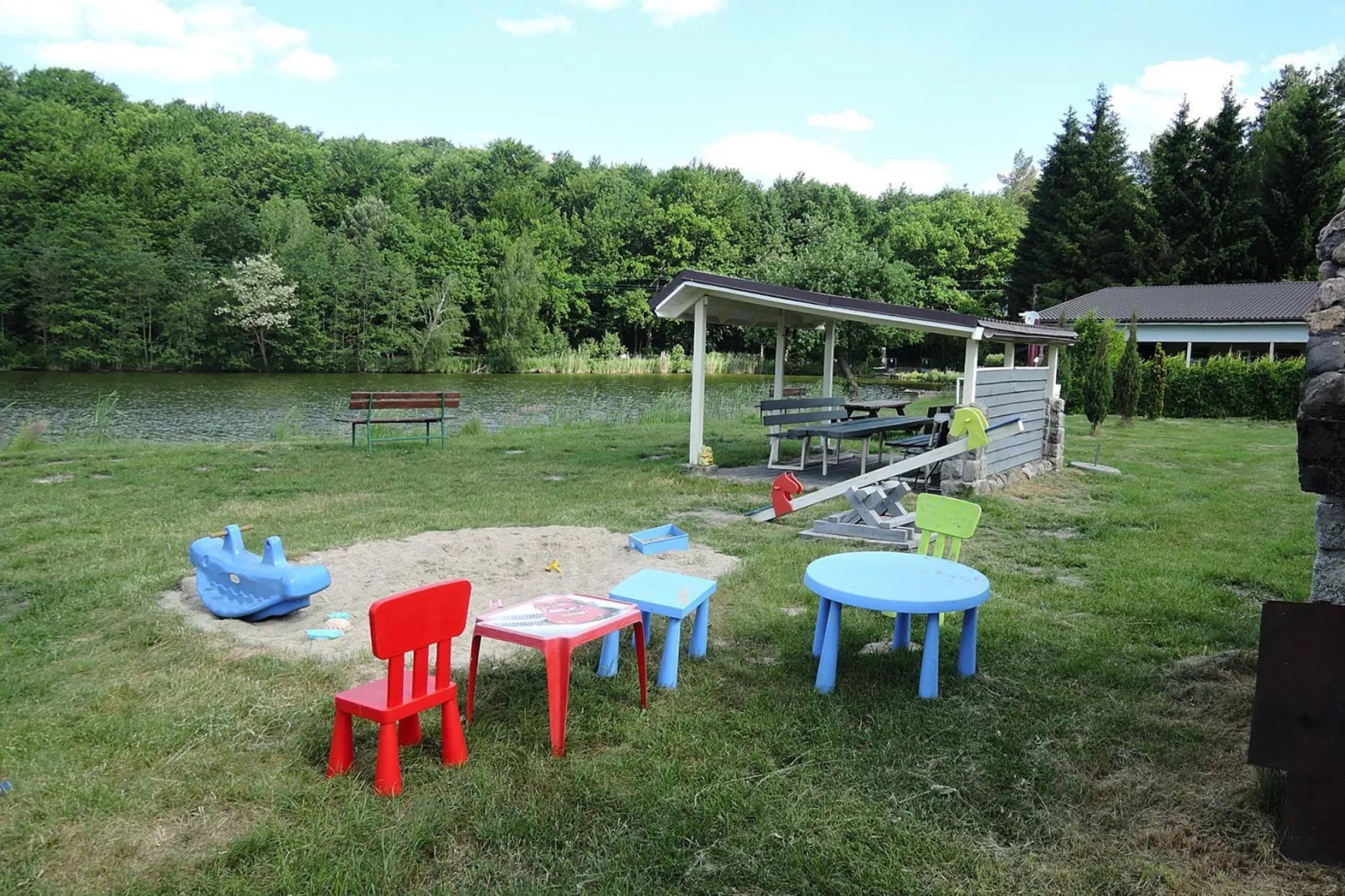 Holiday complex in Jezierzyce by Szczecin at the lake for 4 persons 30 qm Typ B Zielony-Gebiete Sommer 5 km