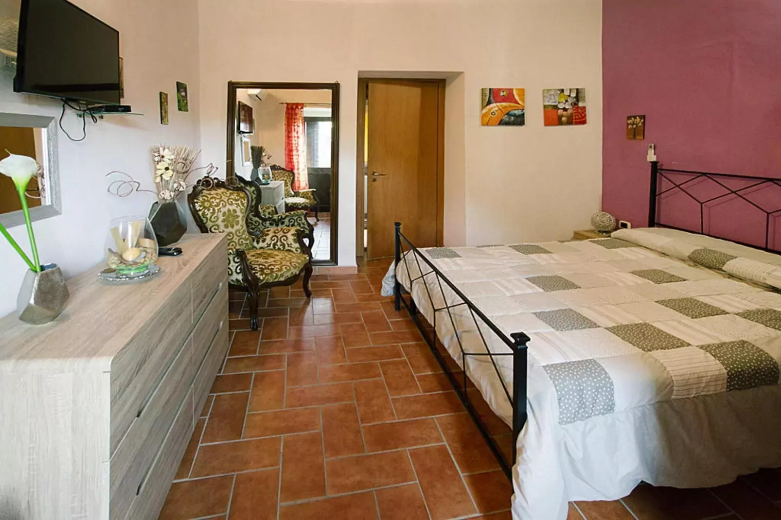 Holiday home, Francavilla di Sicilia-Casa Virginia-Bedroom