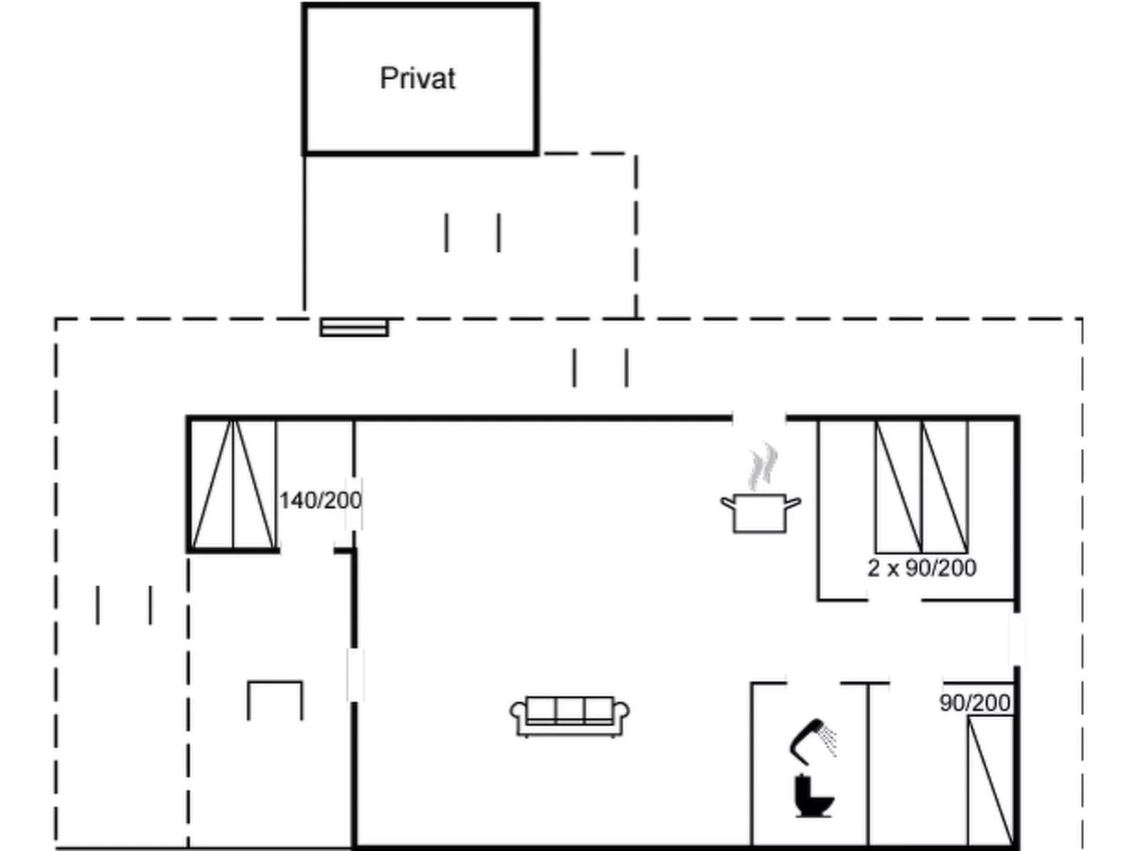 "Mauritz" - 300m from the sea-Inside
