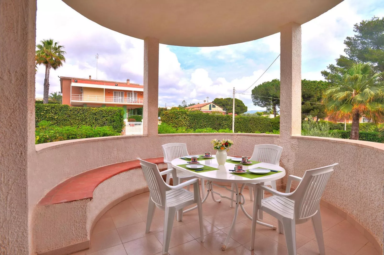 Holiday home, Fontane Bianche-Villa Sara-Terrace balcony