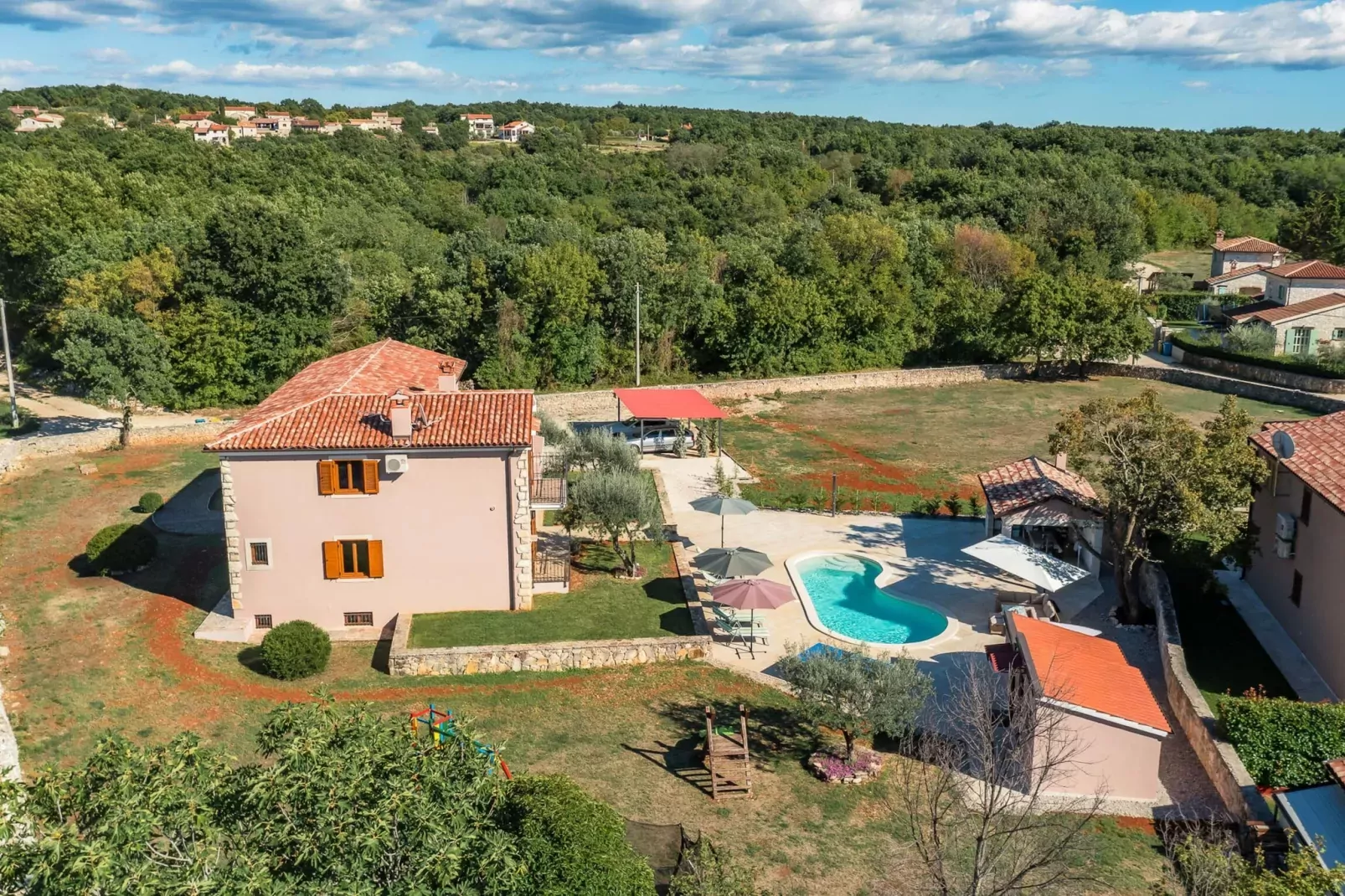 Villa Marijanin vrt-Vue d'été