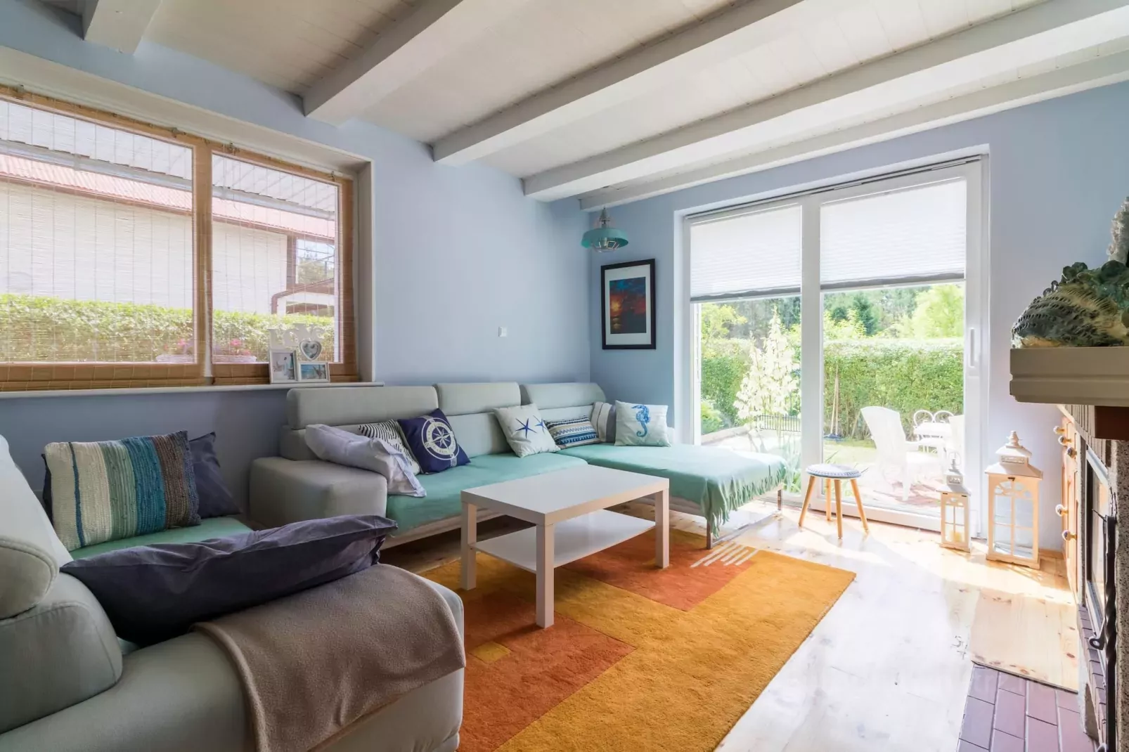Holiday home Seahorse Rowy-Living room