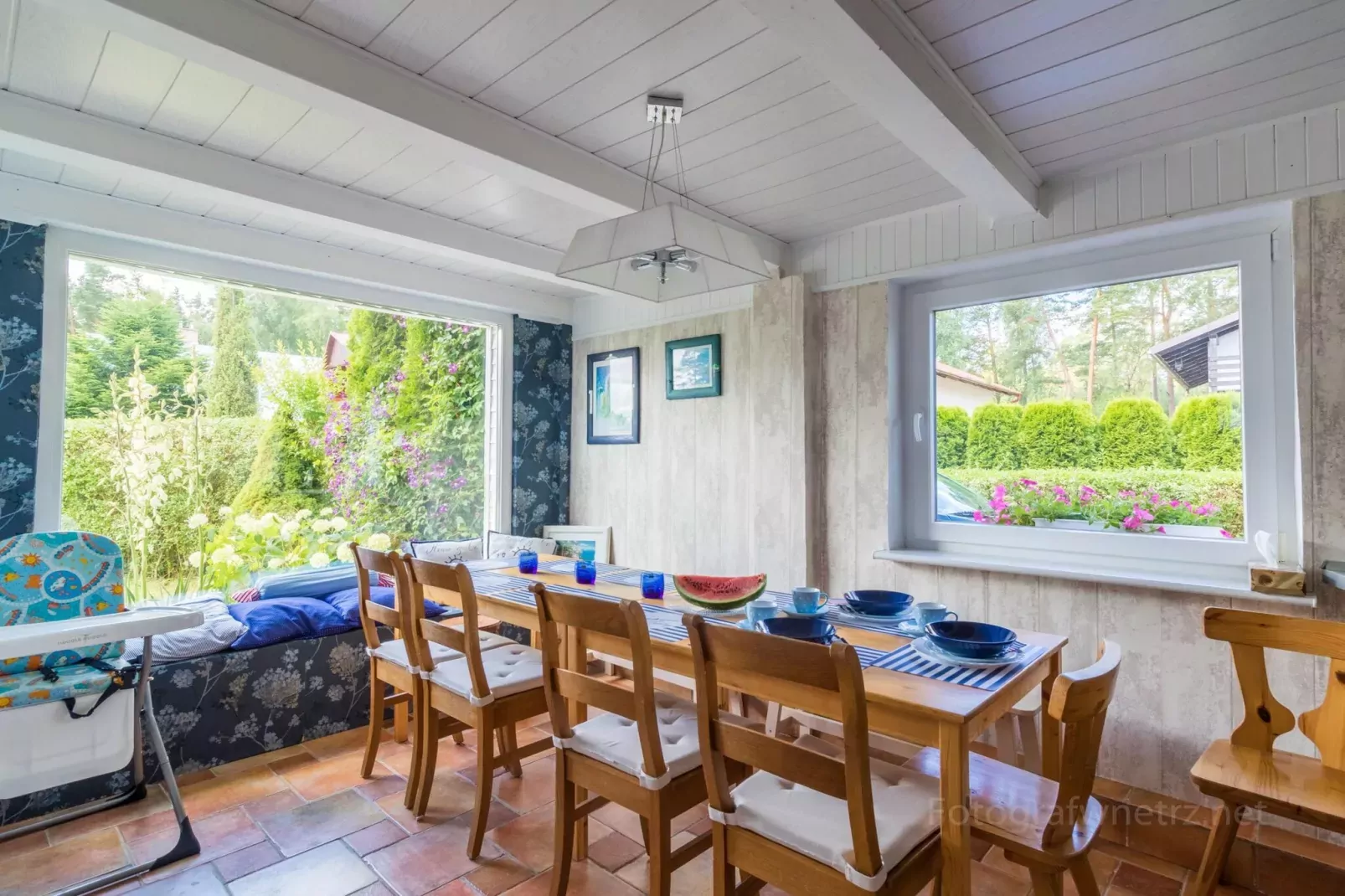 Holiday home Seahorse Rowy-Dining room