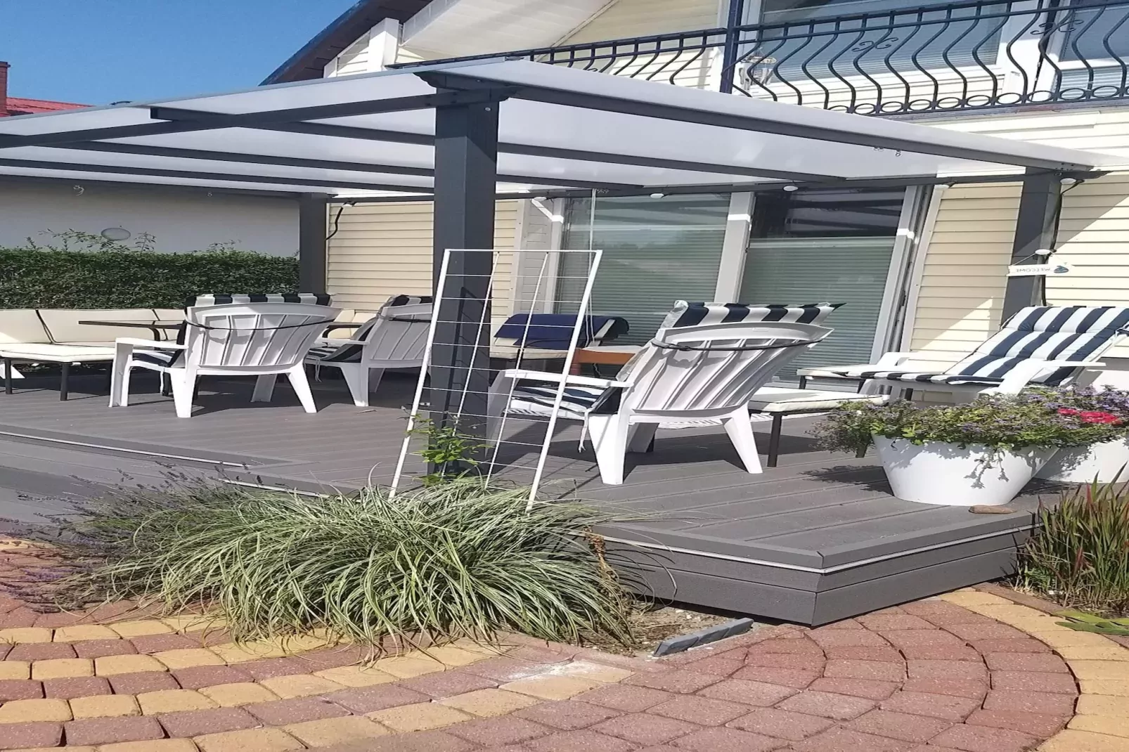 Holiday home Seahorse Rowy-Terrace balcony