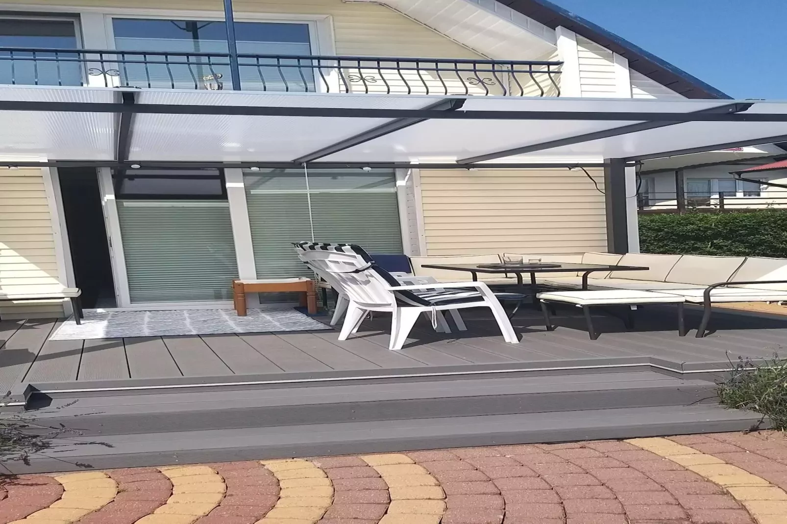Holiday home Seahorse Rowy-Terrace balcony