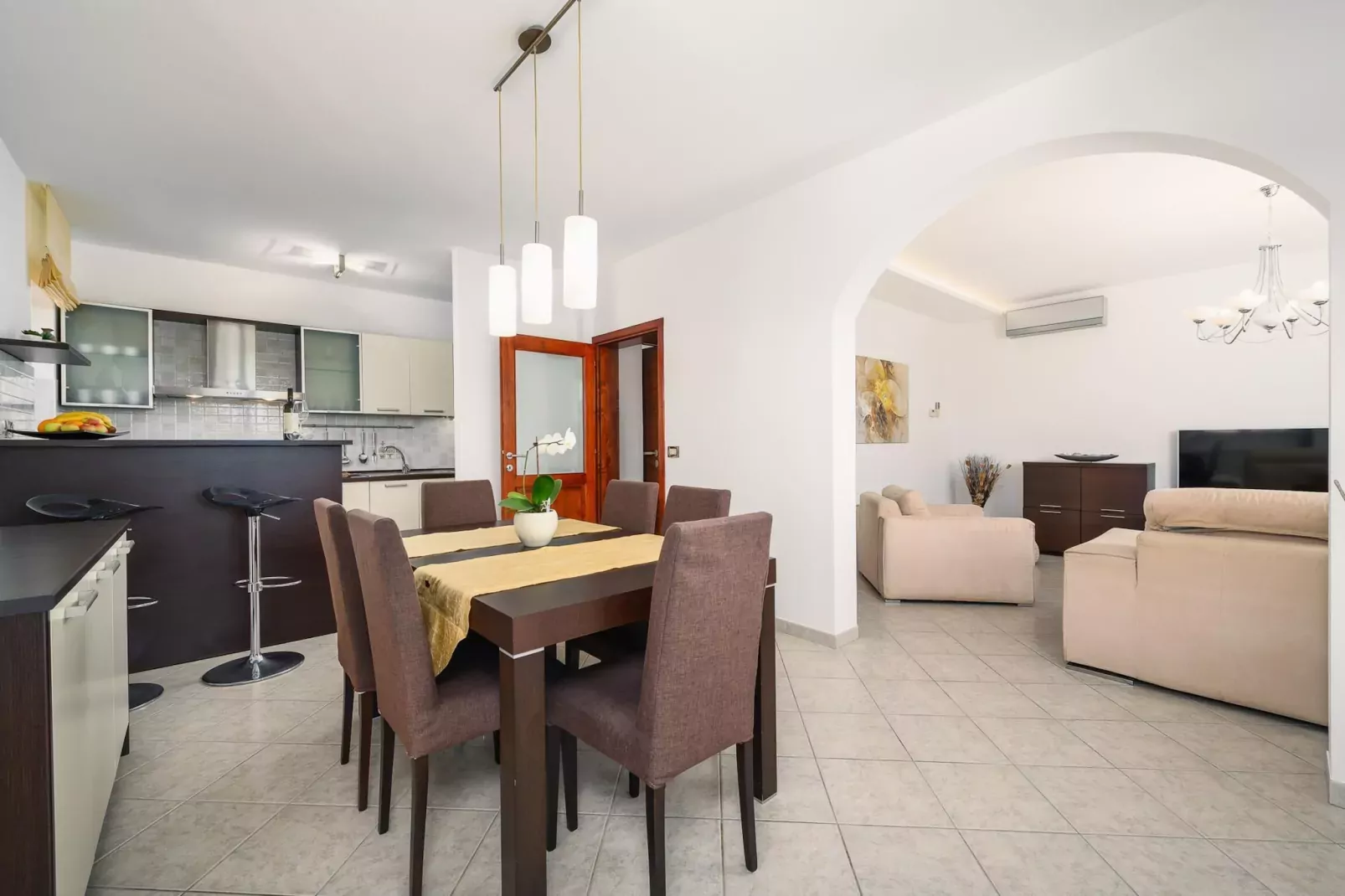 Premium Apartment Silvia II with private pool-Dining room