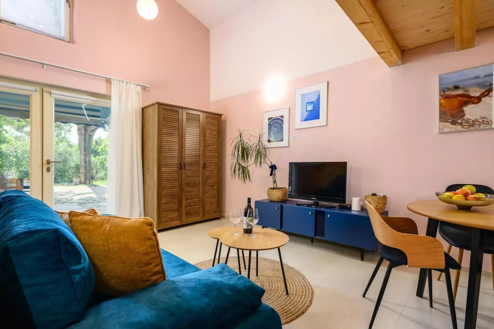 Stella Marina Deluxe Apartment-Living room