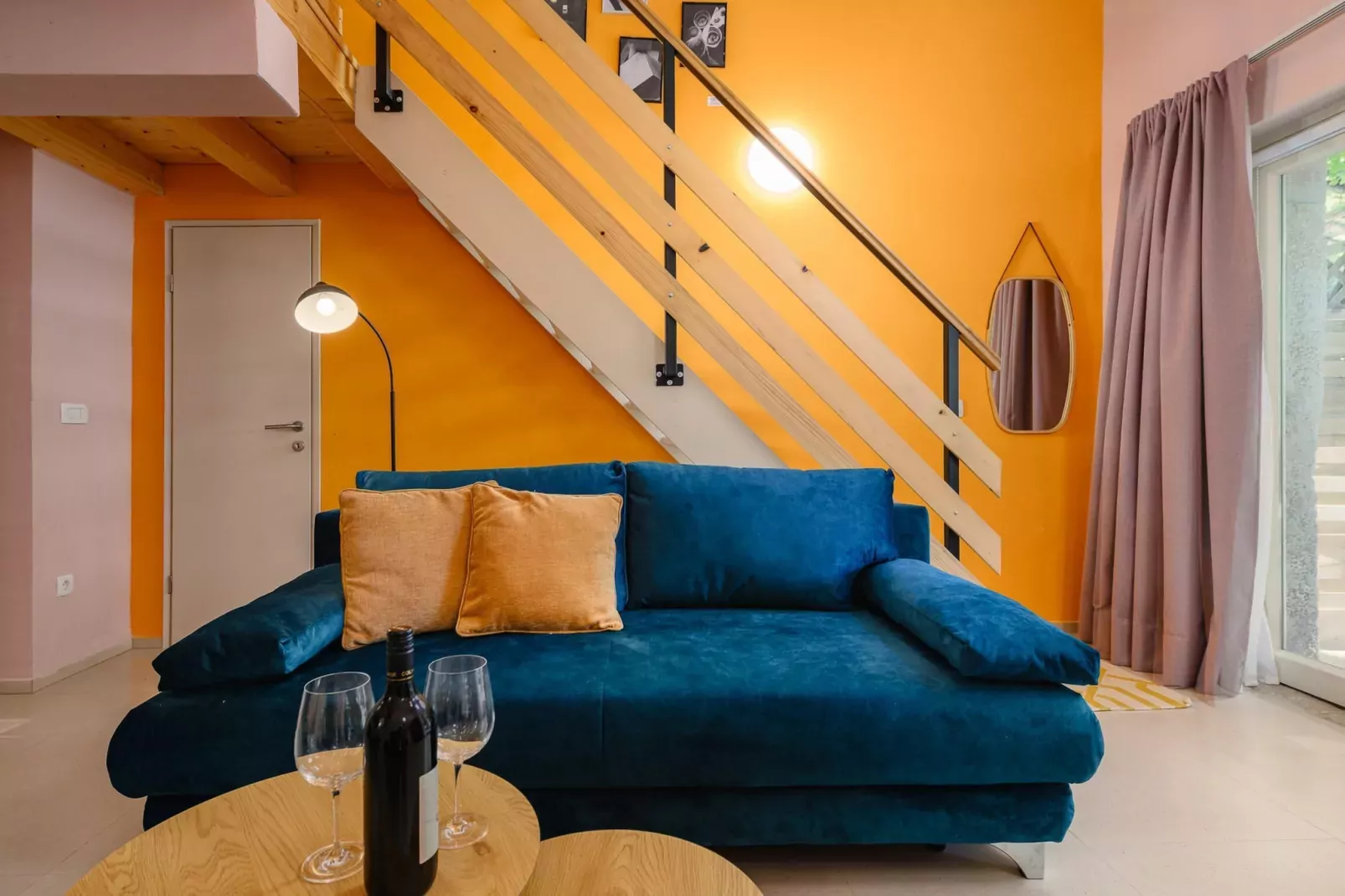Stella Marina Deluxe Apartment-Living room