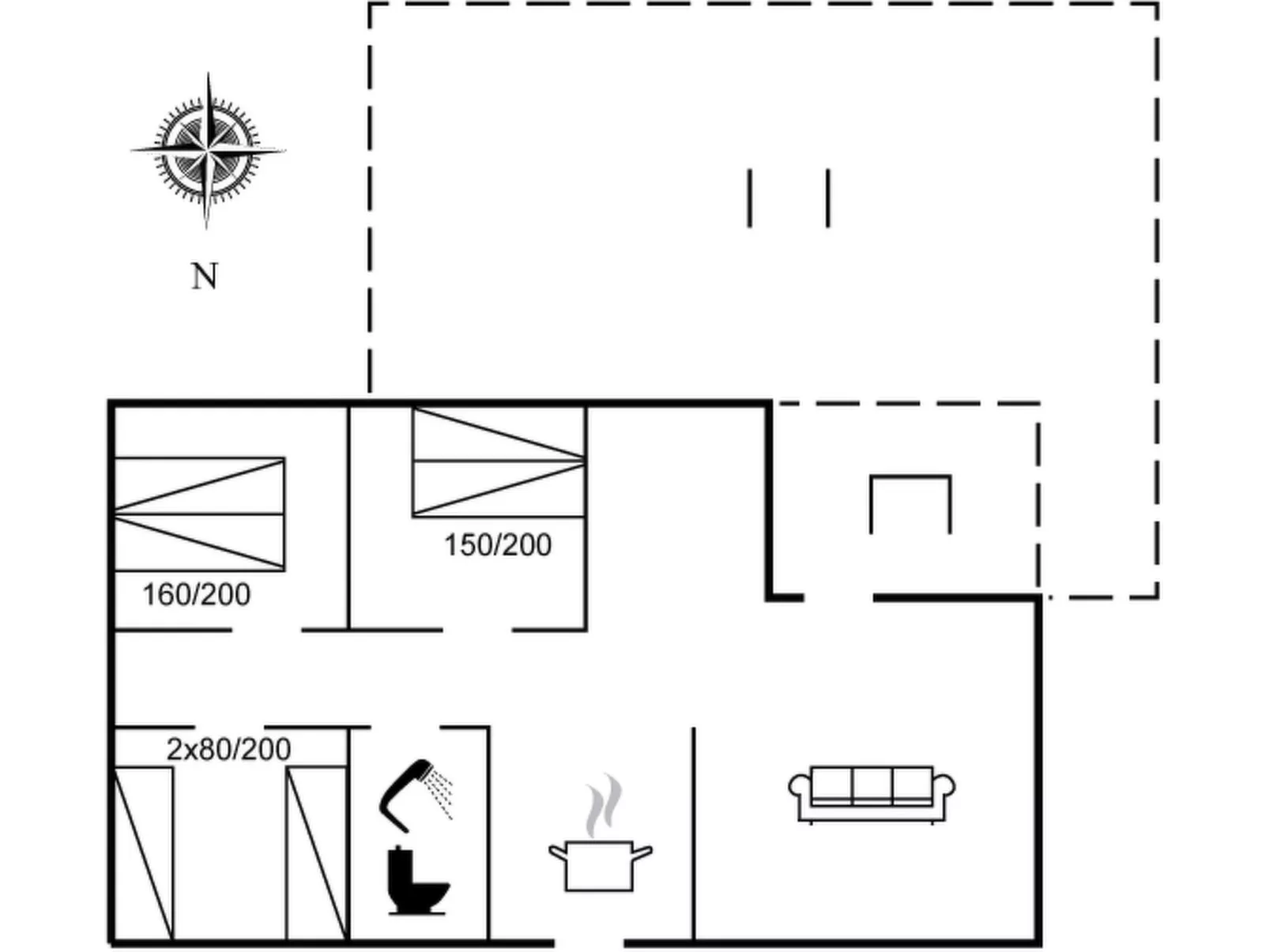 "Malou" - 350m from the sea-Inside