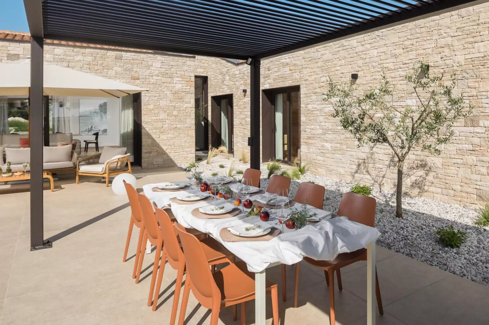 Luxury Villa Casa Maria-Terrassenbalkon