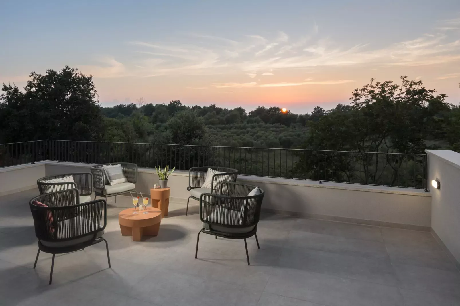 Luxury Villa Casa Maria-Terrassenbalkon