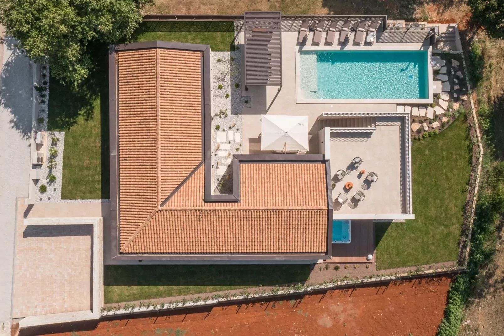 Luxury Villa Casa Maria-Aussicht Sommer