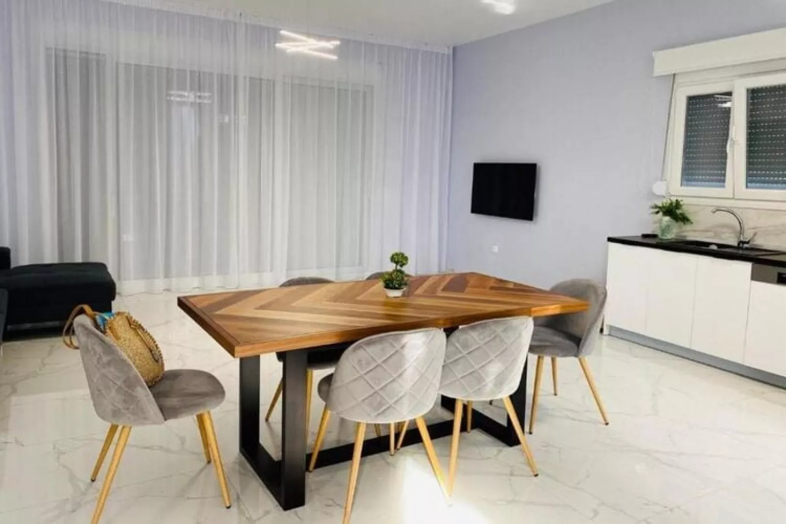 Acrotel Porto Brava Luxury Villas Ormos Panagias 4 bedroom villa 2 - 8 pax-Wohnzimmer