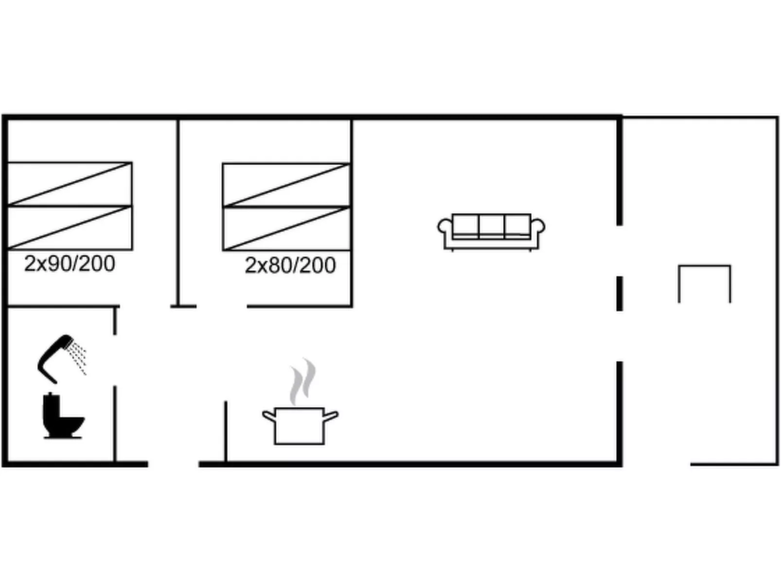 "Antim" - 10m from the sea-Inside