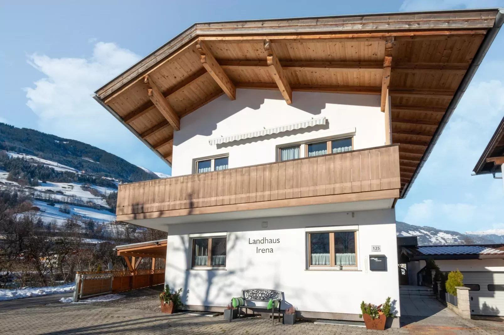 Landhaus Irena-Außenbereich Winter