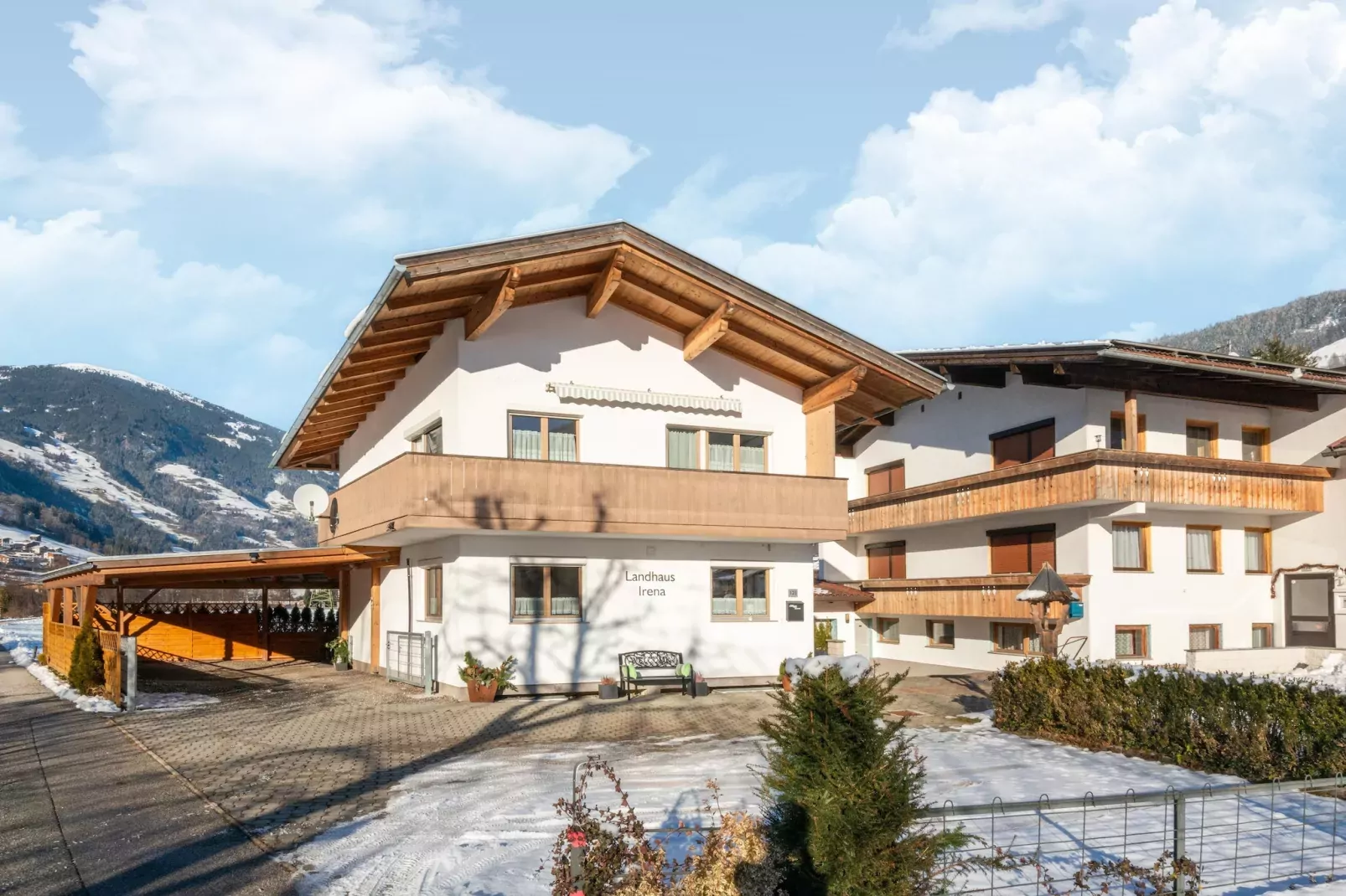 Landhaus Irena-Außenbereich Winter