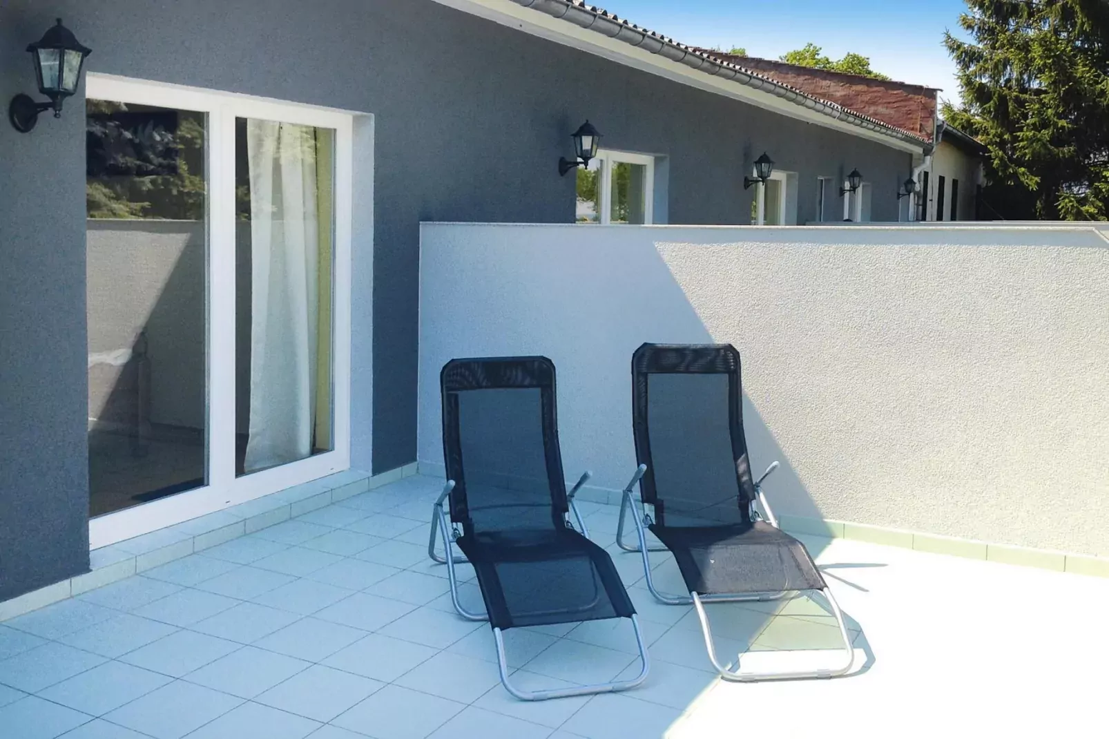 2-Raum-App klein 2 Erwachsene und  2 Kinder-Terrace balcony