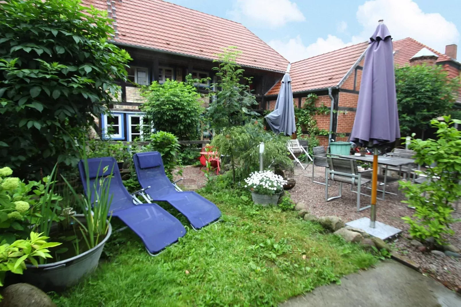 Großer Burgblick 45 qm Plau am See-Außenbereich Sommer
