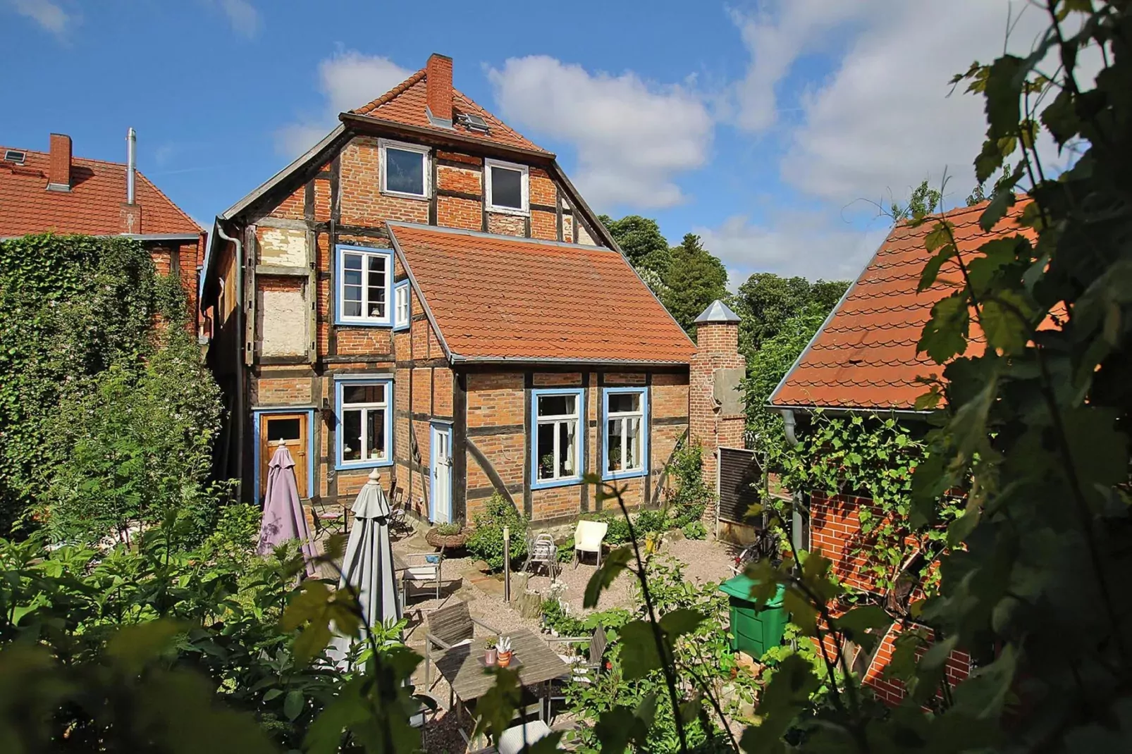 Großer Burgblick 45 qm Plau am See-Außenbereich Sommer