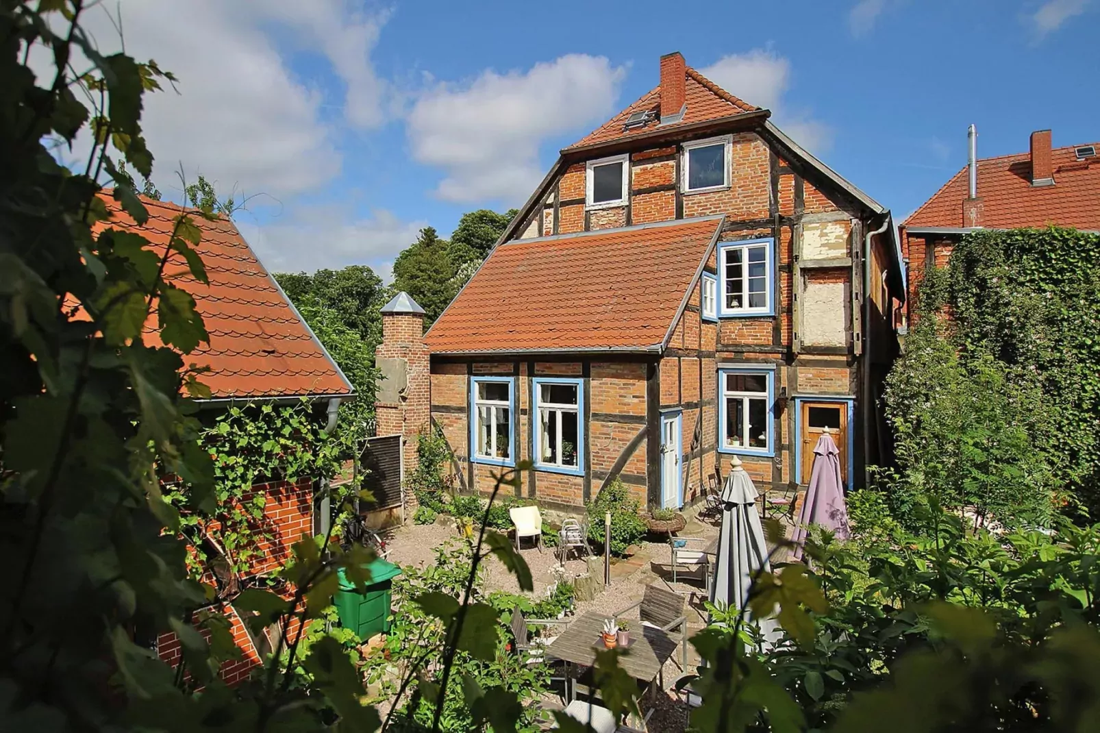 Großer Burgblick 45 qm Plau am See-Außenbereich Sommer