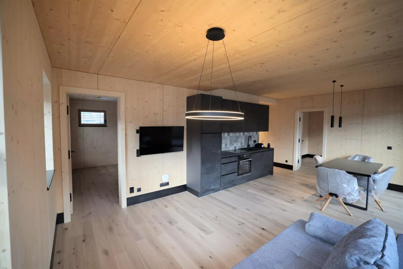 Ferienwohnungen Mieders-Salle à manger