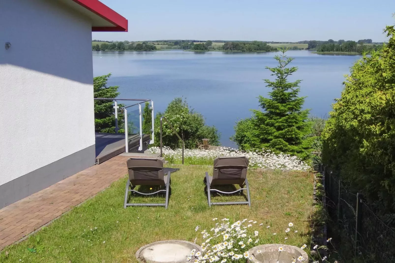 Ferienhaus Seeblick 60 qm-Balcon-terrasse