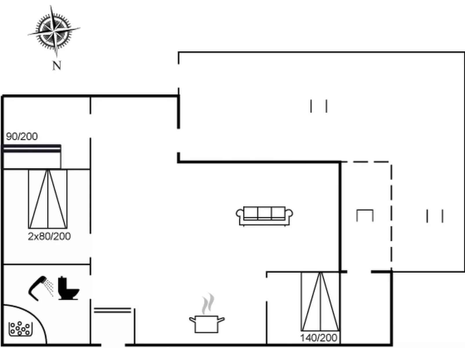 "Bia" - 250m from the sea-Inside