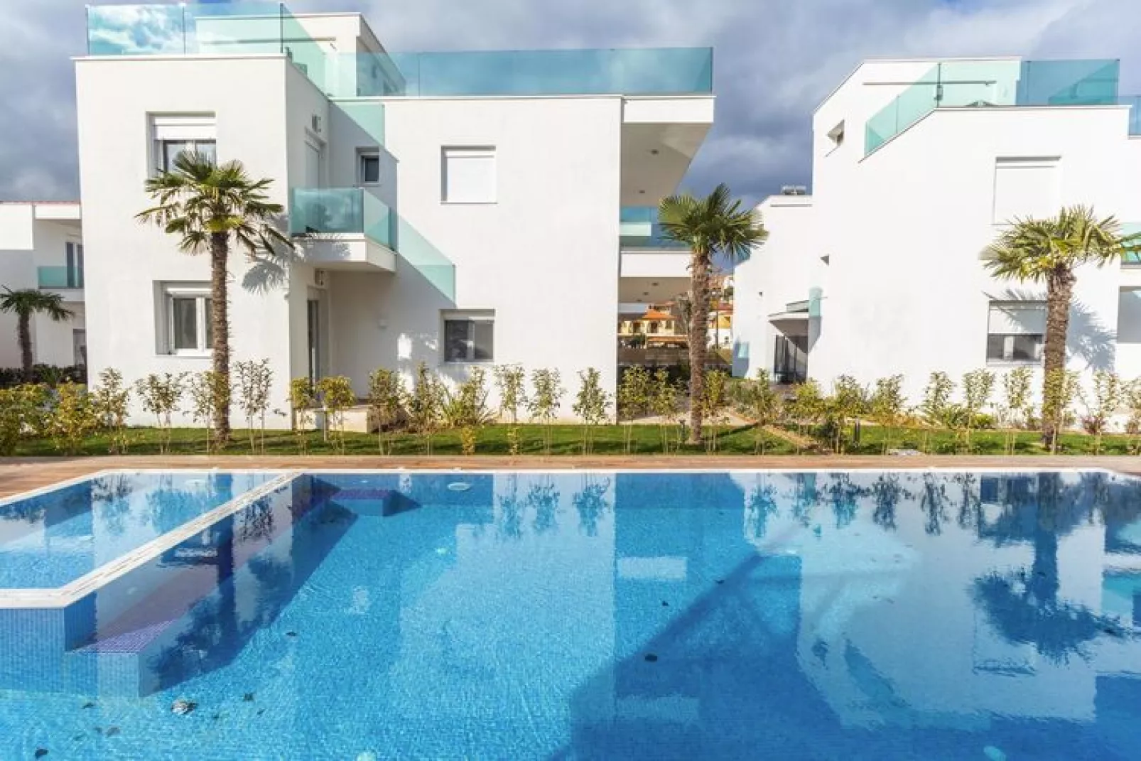 Acrotel Porto Brava Luxury Villas Ormos Panagias 4 bedroom villa 2 - 8 pax-Schwimmbad
