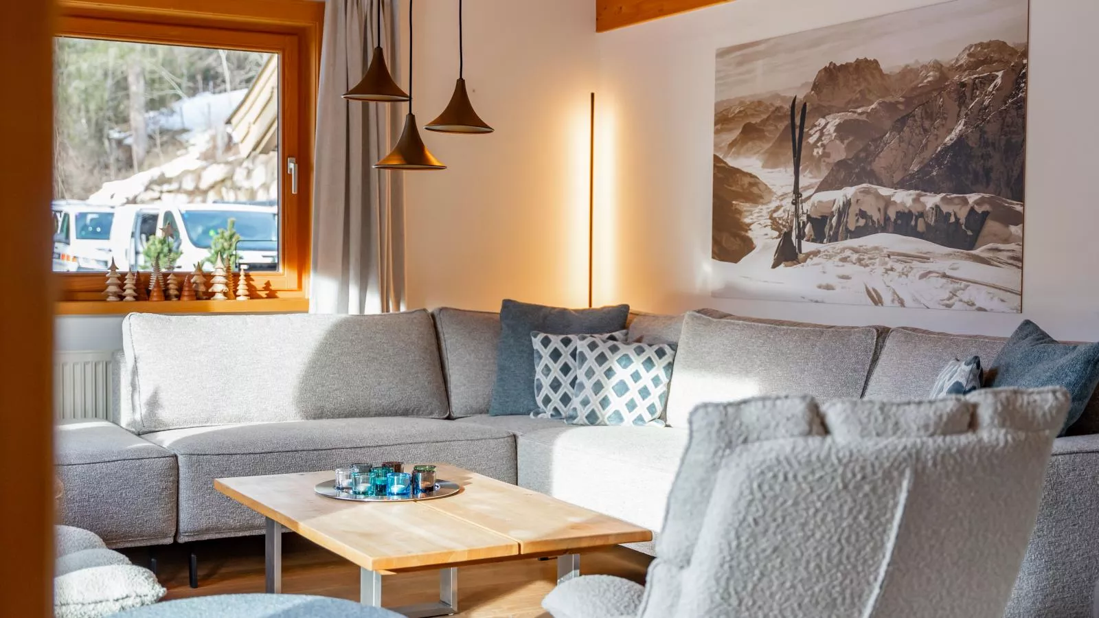 Chalet Huski Viehhofen-Living room