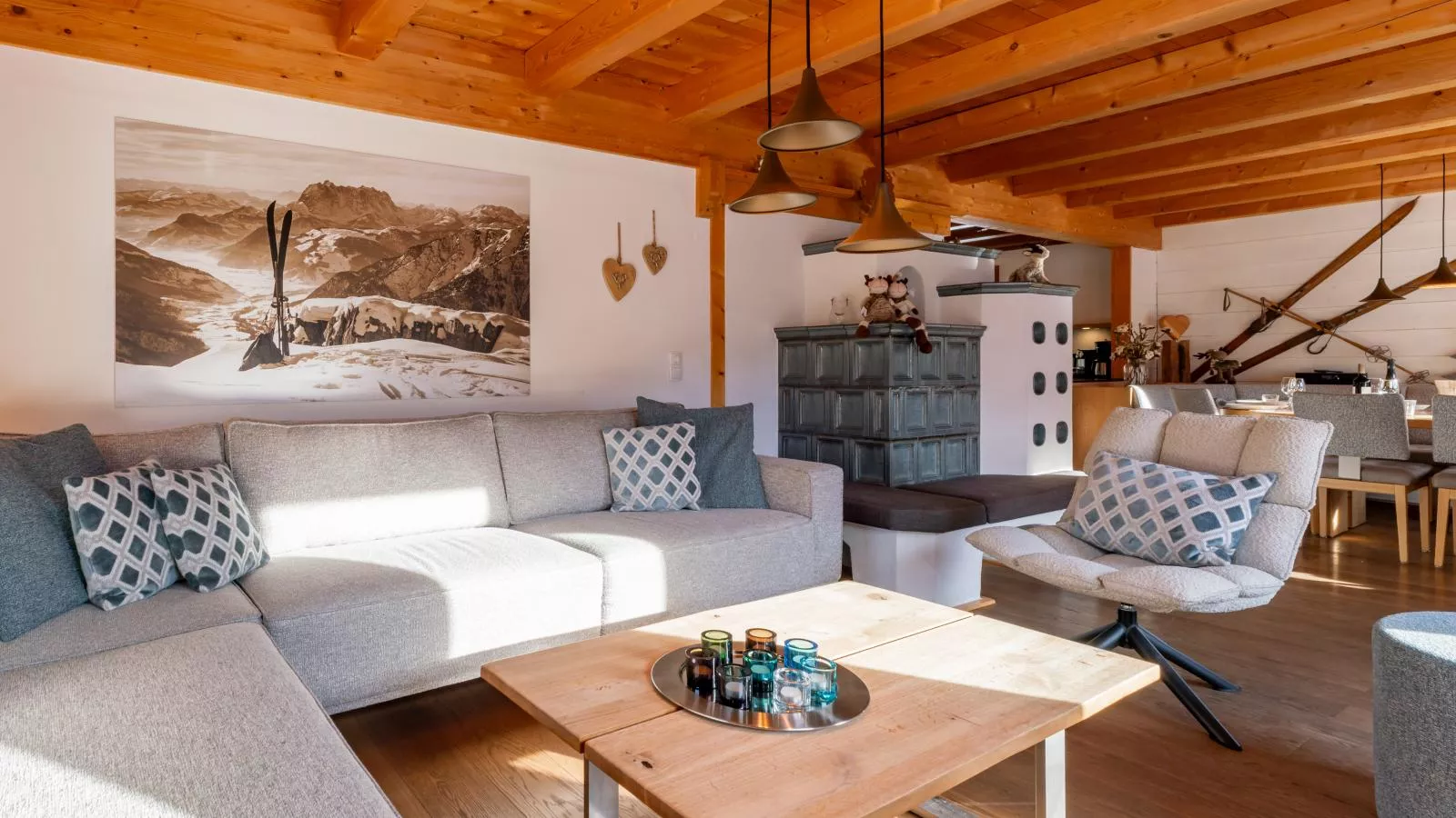 Chalet Huski Viehhofen-Living room